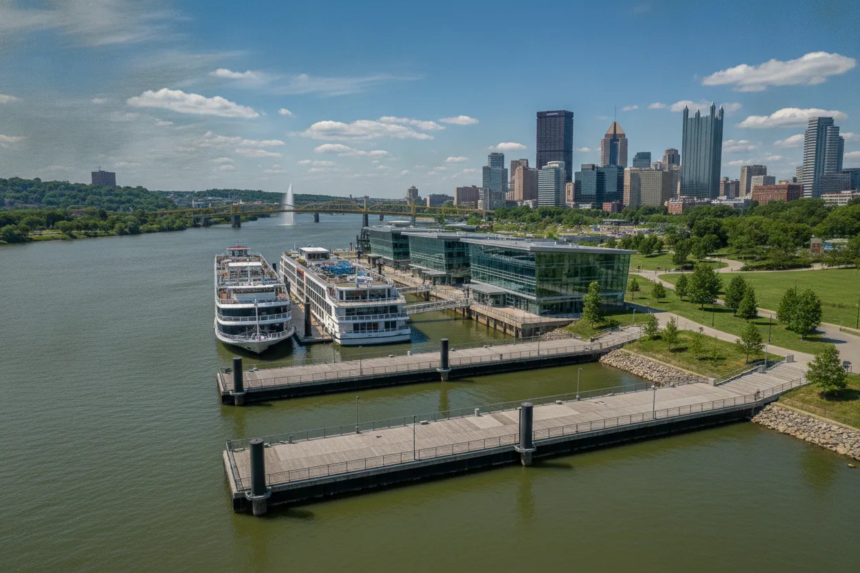 North Shore Riverfront Park Docks
